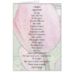 Joy's Birth Card