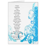 Joy's Birth Poem Greeting Cards