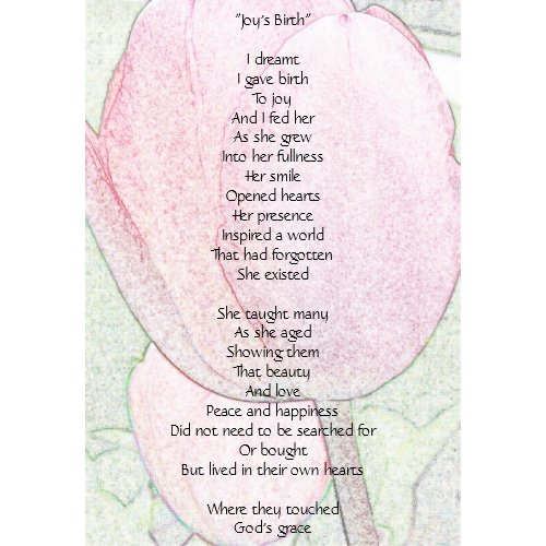Joy's Birth print