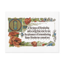 Joys of Friendship postcards