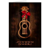 "Joyuex Noel" Ukulele Holiday Card cards