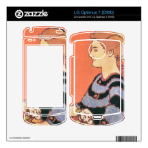 Jozsef Rippl-Ronai - Lady in Blue Decals For LG Optimus 7