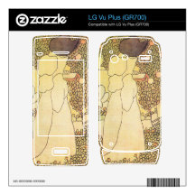 Jozsef Rippl-Ronai - Lady in her garden Decals For LG Vu Plus