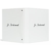 Jr. Bridesmaid Binder