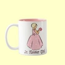 Jr. Flower Girl in Pink   Mug mugs