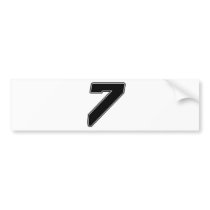 JS7blk.png Bumper Sticker