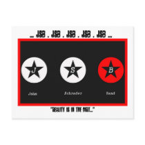 JSB logo postcard by bugbird1 JSB logo postcard