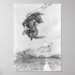 JT08 "un corte reservado" blanco y negro Posters