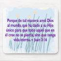 Juan 3:16 mousepads by InspiredByHim Juan 3:16 mousepads