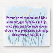 Juan 3:16 mousepads by InspiredByHim Juan 3:16 mousepads