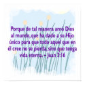 Juan 3:16 posters by InspiredByHim Juan 3:16 posters