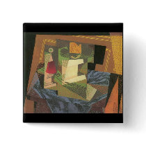 Juan Gris - Fruit bowl on a table cloth Buttons