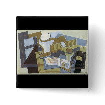 Juan Gris - Guitar and Fruit Bowl Pinback Button