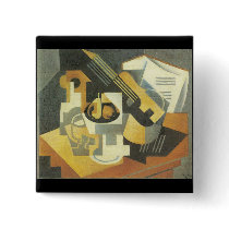 Juan Gris - Guitar and Fruit Bowl Pinback Button
