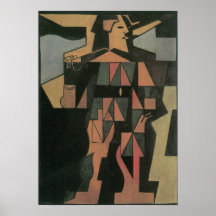 Juan Gris - Harlequan Print