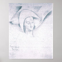 Juan Gris - Head of a Harlequin (Cezanne) Posters