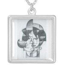 Juan Gris - Head of Germaine Raynal Pendant