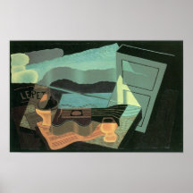 Juan Gris - Overlooking the bay Posters