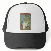 Juan Gris - Pierrot playing guitar Mesh Hats