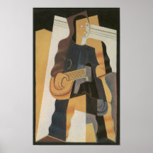 Juan Gris - Pierrot Print