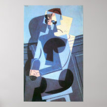 Juan Gris - Portrait of Madame Josette Gris Poster