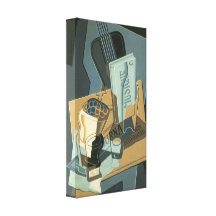 Juan Gris - Portrait of the mother of the artist Stretched Canvas Print