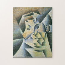 Juan Gris - Portrait of the mother of the artist Jigsaw Puzzle