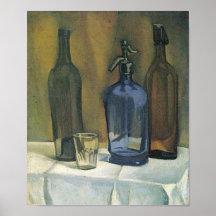 Juan Gris - Siphon and bottles Print