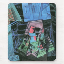 Juan Gris - Still life and urban landscape Mousepad