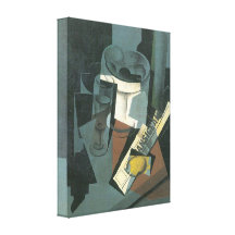 Juan Gris - Still Life with Newspaper Stretched Canvas Prints