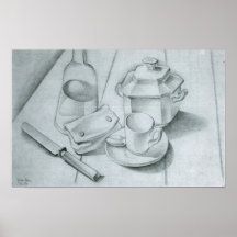 Juan Gris - The tobacco pouch Print