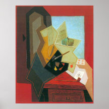 Juan Gris - The window of the painter Print