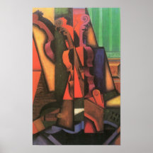 Juan Gris - Violin and guitar Print