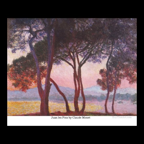 Juan les Pins by Claude Monet Print