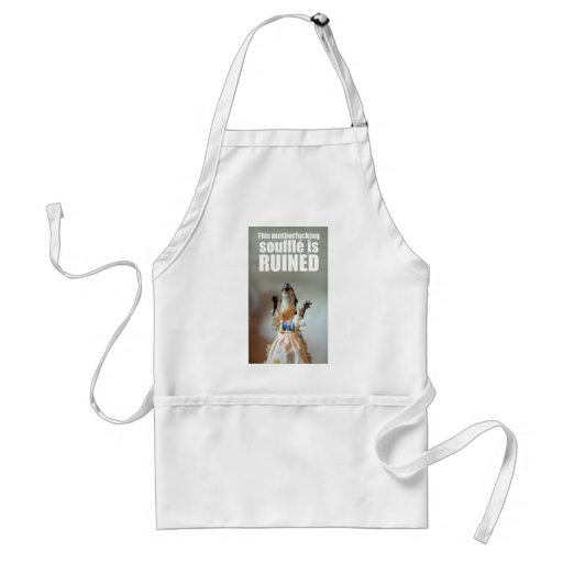 Juanita gets upset apron