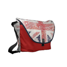 jubilee - Union Jack Vector Cushion Courier Bag