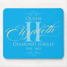 Jubileo de diamante Mousemat conmemorativo [Flouri Tapetes De Raton