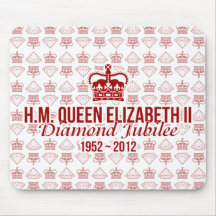Jubileo de diamante Mousemat conmemorativo Alfombrilla De Ratón
