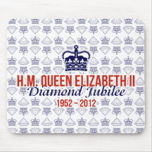 Jubileo de diamante Mousemat conmemorativo Tapete De Ratones