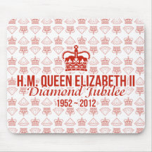 Jubileo de diamante Mousemat conmemorativo Alfombrillas De Ratón