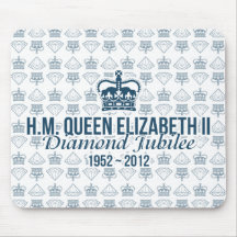 Jubileo de diamante Mousemat conmemorativo Tapetes De Raton
