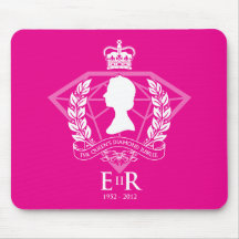 Jubileo de diamante Mousemat conmemorativo Tapetes De Ratón