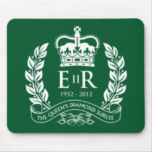 Jubileo de diamante Mousemat conmemorativo Alfombrillas De Ratones