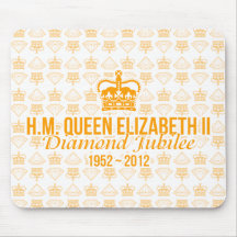 Jubileo de diamante Mousemat conmemorativo Alfombrilla De Raton