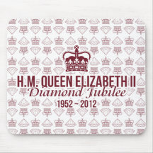 Jubileo de diamante Mousemat conmemorativo Tapete De Ratones
