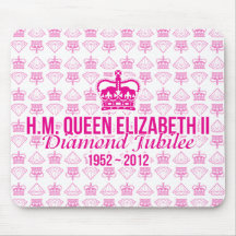 Jubileo de diamante Mousemat conmemorativo Tapete De Ratón