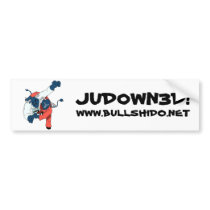 Jud0wn3d bumper stickers by Bullshido Jud0wn3d bumper stickers