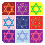 JUDAIC GIFTS - POP ART - JEWISH STARS - STICKERS