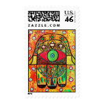 Judaic Stamp - Tree Of Life Hamsa stamps