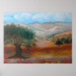 Judea Hills, Ben Shemen Forest, Israel. Print